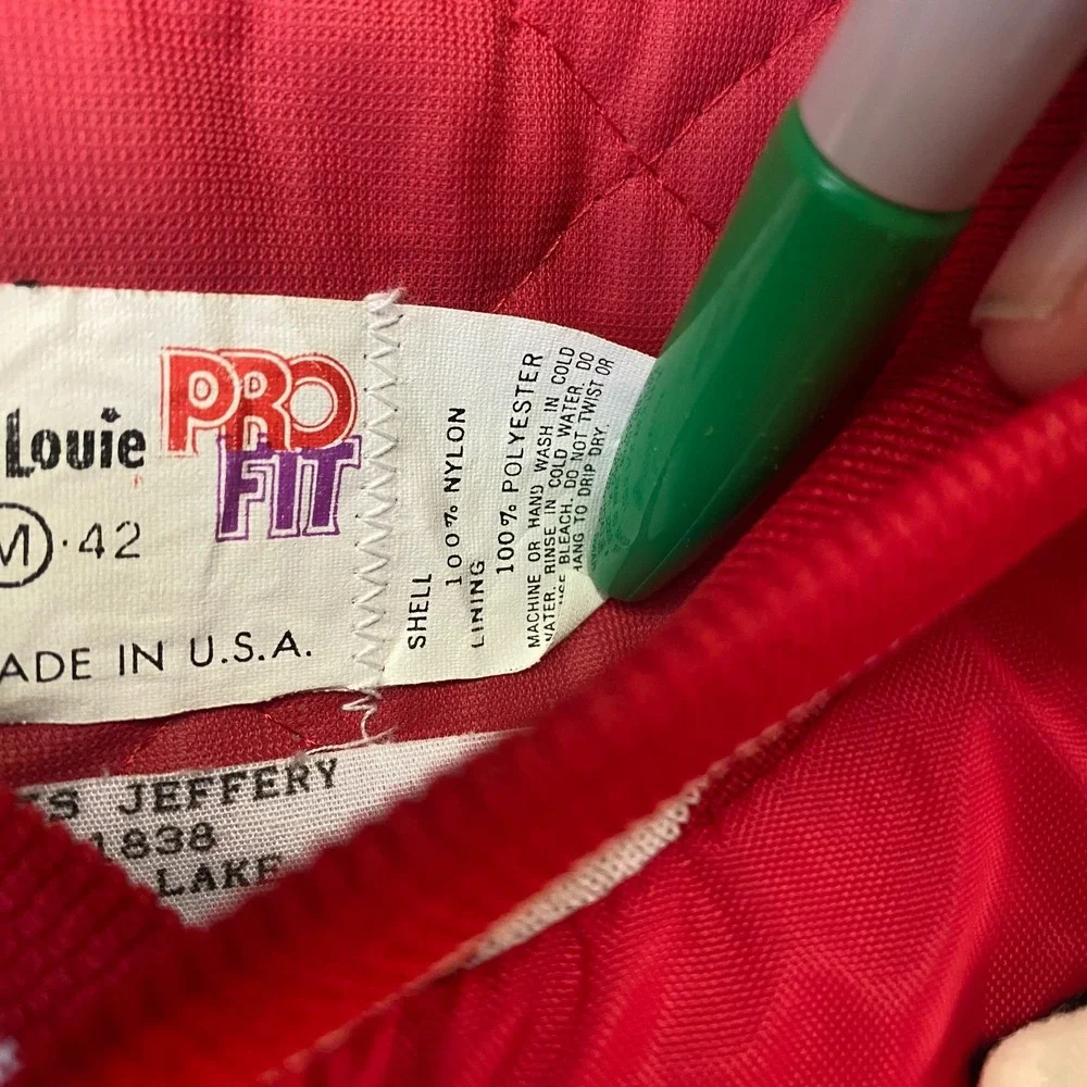 Vintage King Louie 1989 BSA Jamboree Jacket M Red Nylon USA